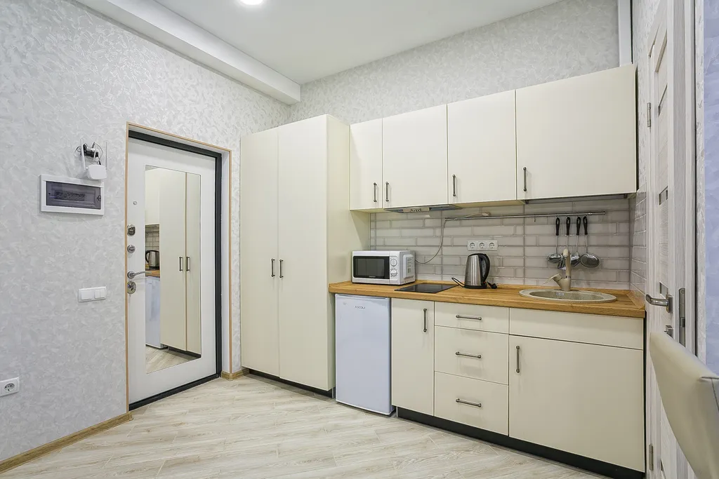 Квартира-студия на двоих с балконом в Симеизе на Баранова