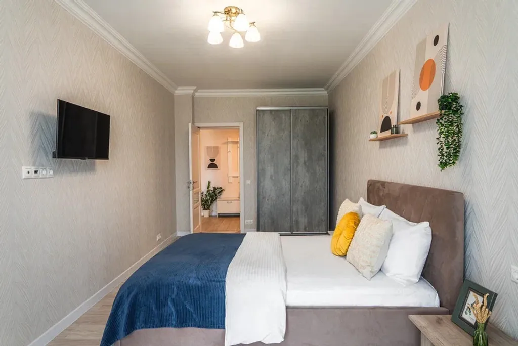 Апартамент возле олимпийского парка с видом на горы