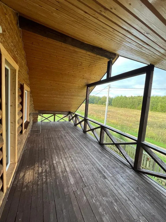 Зимний дом из бревна