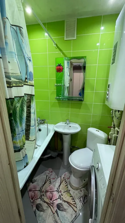 Вид на мост, за мостом центр города