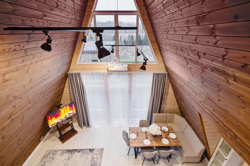Уютный дом с баней, купелью и видом на лес