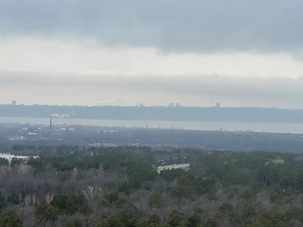 Квартира с панорамным видом на город и Волгу