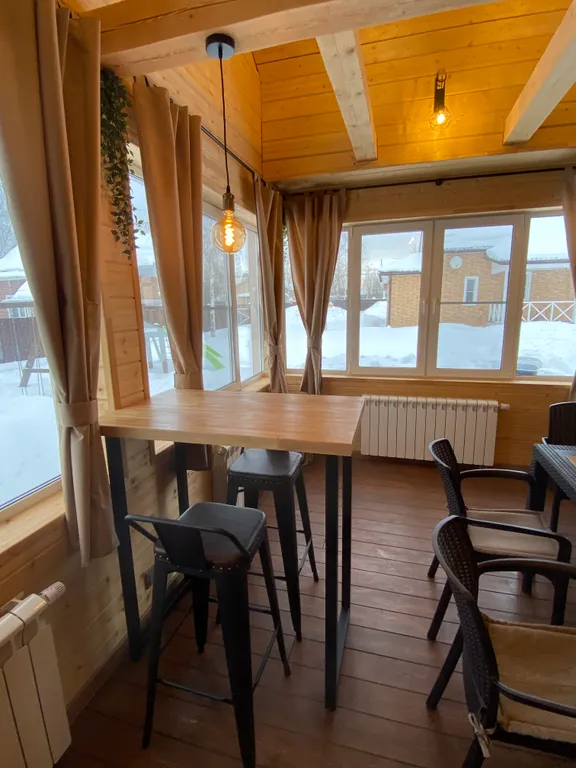 Коттедж с сауной и зоной BBQ