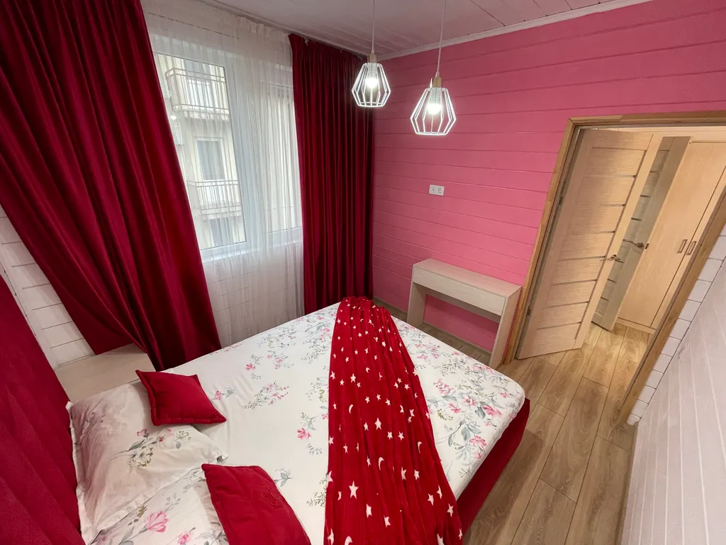 Эко дом под ключ на море на 4 человека, красный бархат