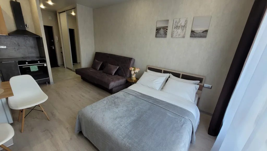 Студия в новом ЖК около парка Ангелов и вокзала