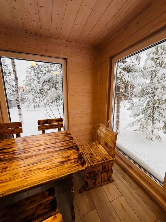 Можжевеловой эко-дом и баня в Подмосковье