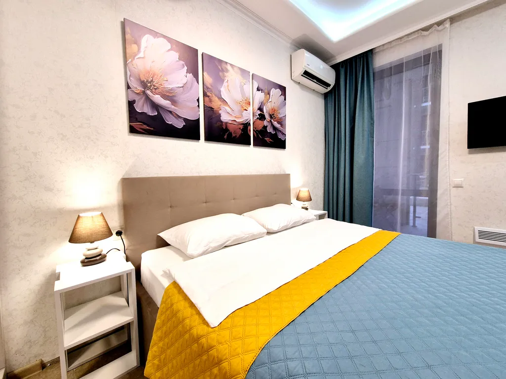 Квартира Квартира Уютная студия в 5 минутах от моря, у бассейна в ЖК Мадрид Парк 2 — Адлер