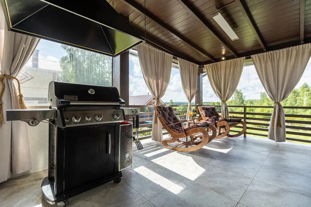 Коттедж с бассейном, баней и чаном