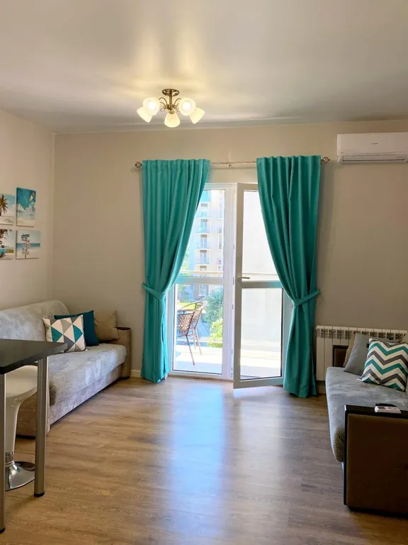 Квартира Студия с балконом и видом на море и горы ЖК Анаполис — аренда посуточно в Варваровка