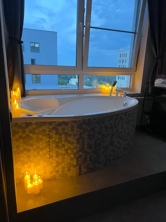 Нежная квартира с видом на город