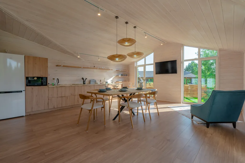 Светлый дом с панорамной гостиной