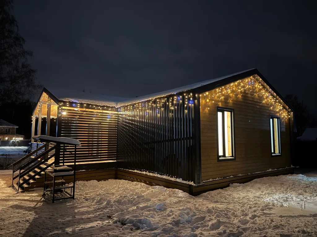 Дом с верандой на 2-6 человек