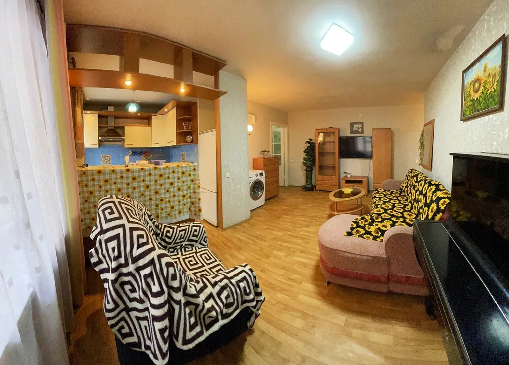 Уютная квартира с большим залом и раздельными комнатами