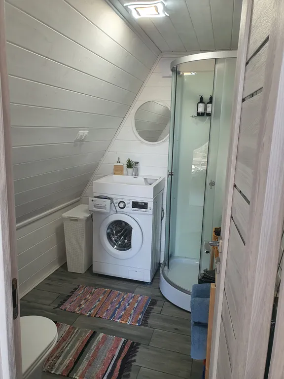 Дом а-фрейм с банным чаном, бассейном, беседкой, парковкой в Сочи