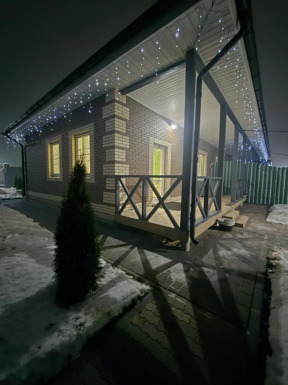 Коттедж с баней на дровах