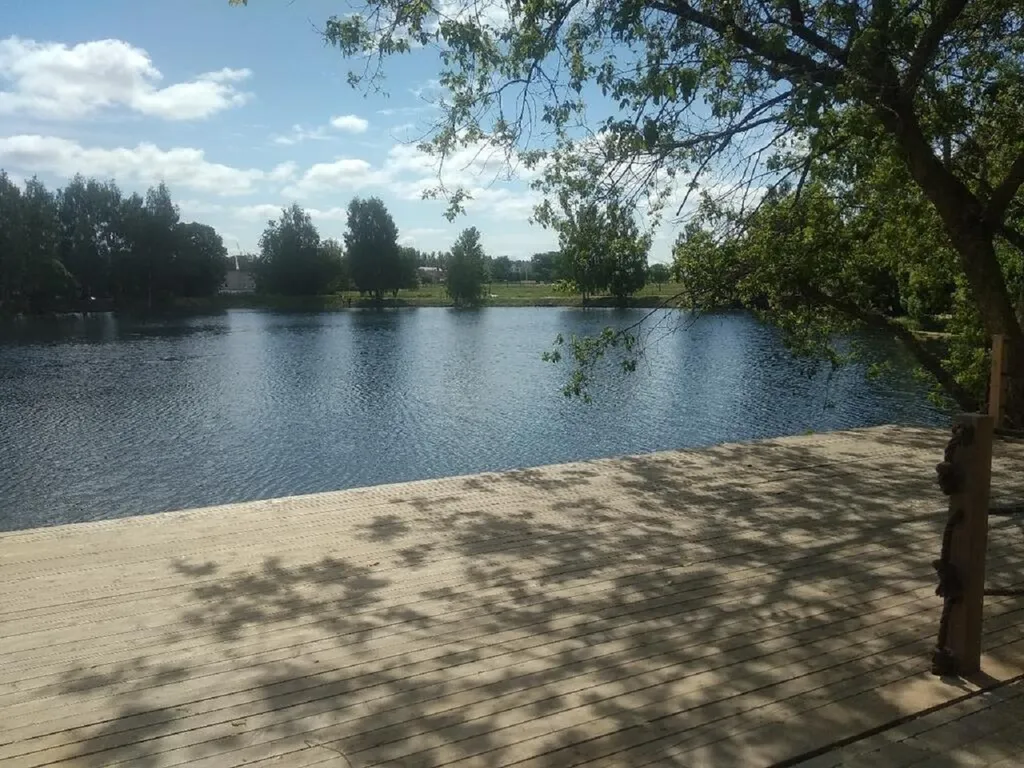 Уютный русский дом у верхнего пруда