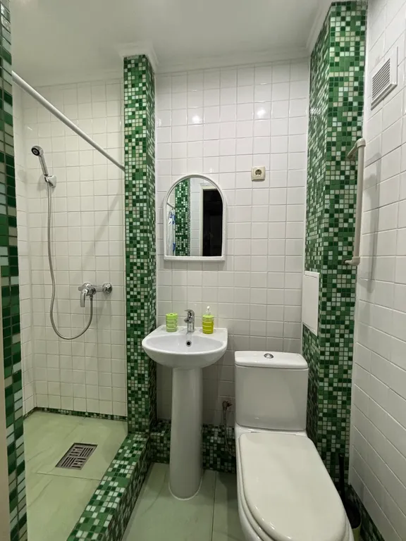 Студия в эко-стиле с кухней и со своей террасой в 200 метрах от моря