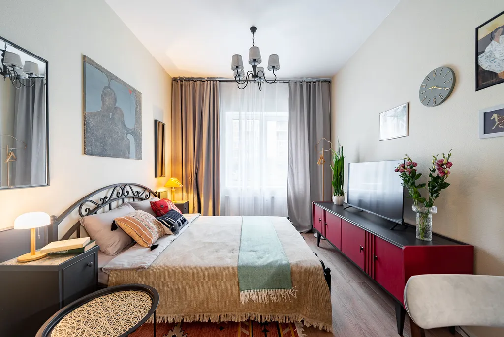 Квартира Дизайнерская квартира-студия — Колпино