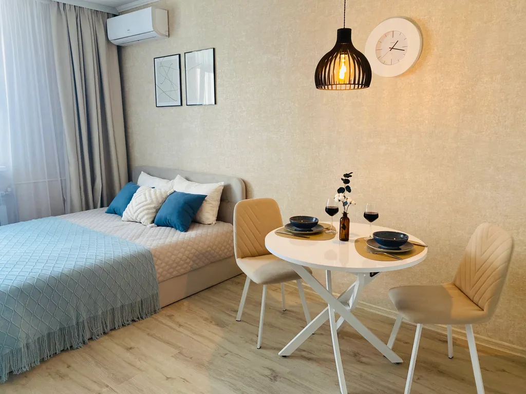 Уютная студия с новым ремонтом