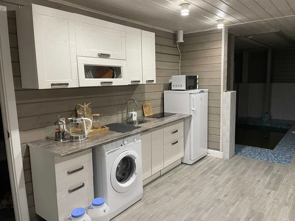 Коттедж Дом-баня с бассейном — Чална