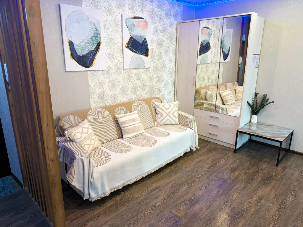 Vip-loft с джакузи, большая 1-комнатная квартира