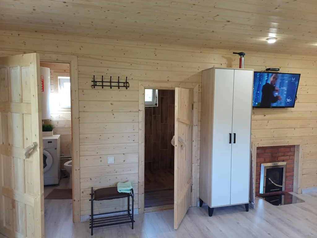 Уютный домик-баня с купелью в тихом местечке