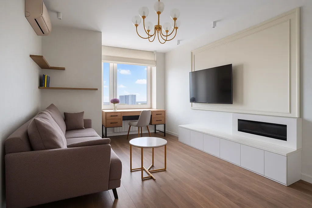 Квартира Уютная 2-комнатная квартира с дизайнерским ремонтом рядом с метро — Москва