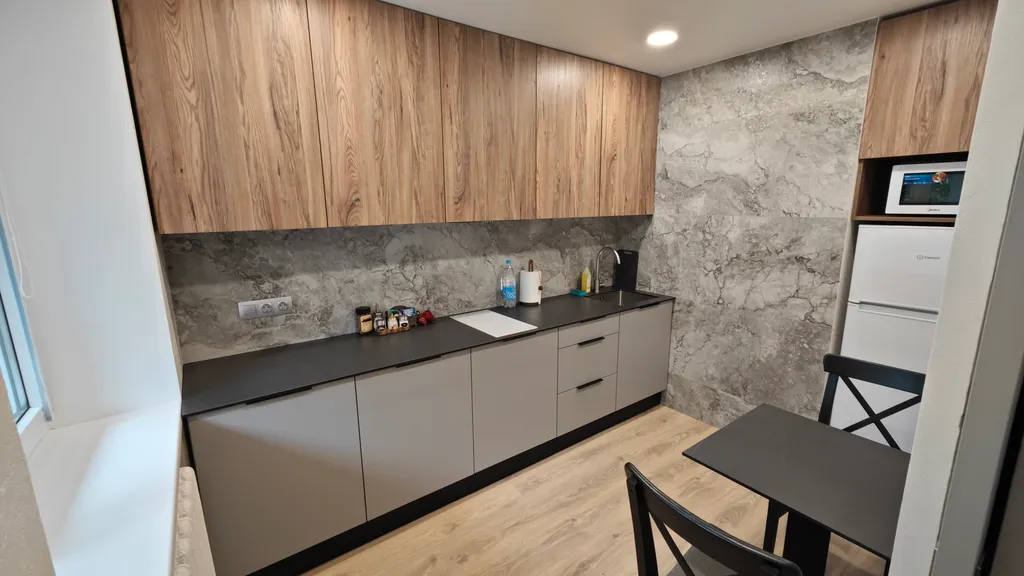 Современная однокомнатная квартира на набережной Двины