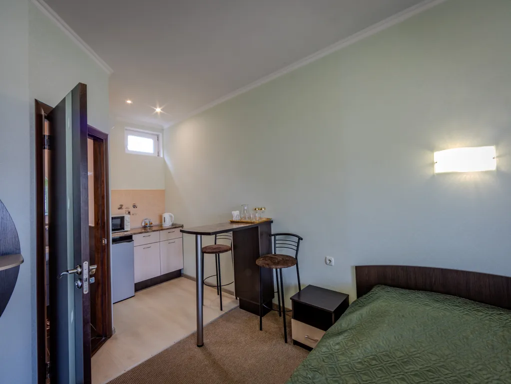 Двухместный номер с одной кроватью, террасой