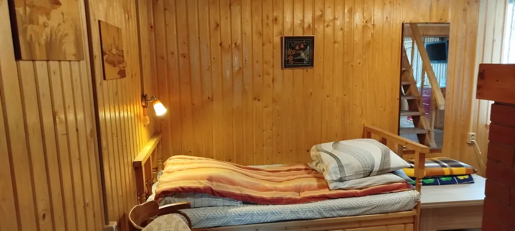 Уютный деревянный дом с мансардой и русской печкой