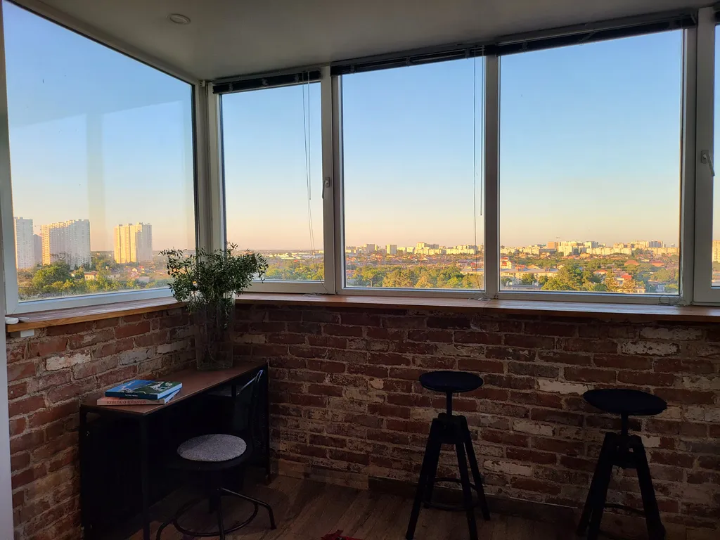 Квартира Квартира Атмосфера настоящего Краснодара с потрясающим видом на город — Краснодар