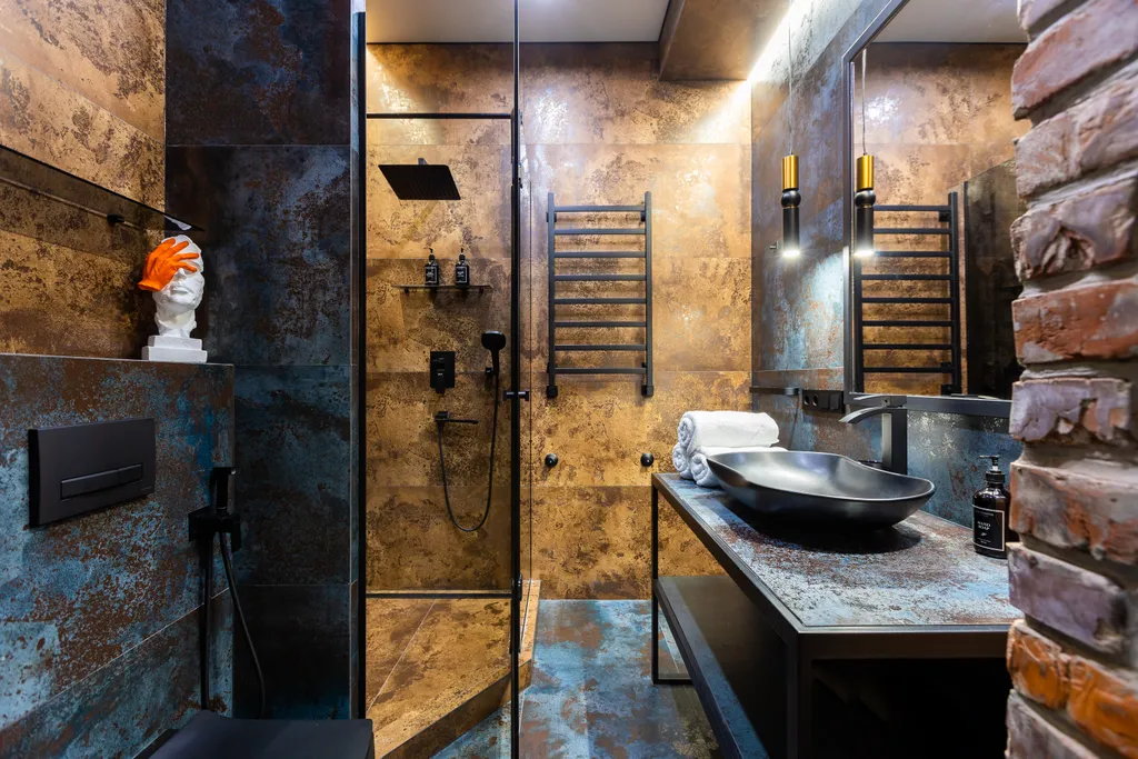 Luxury apartment in loft style