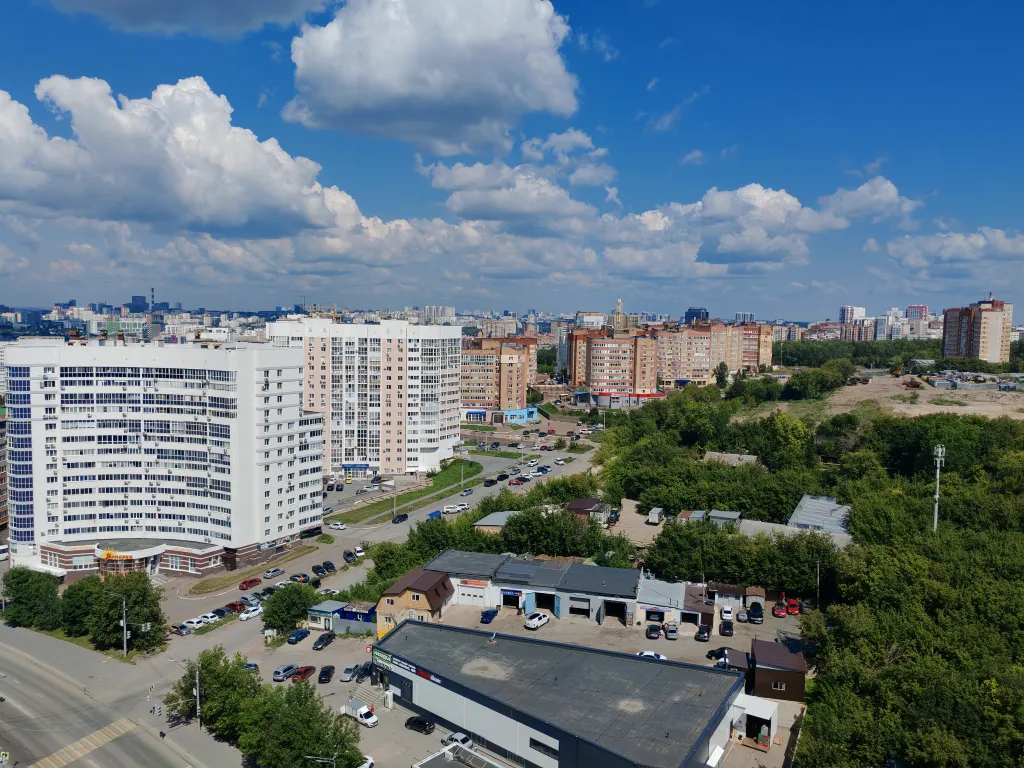 Квартира с видом на город