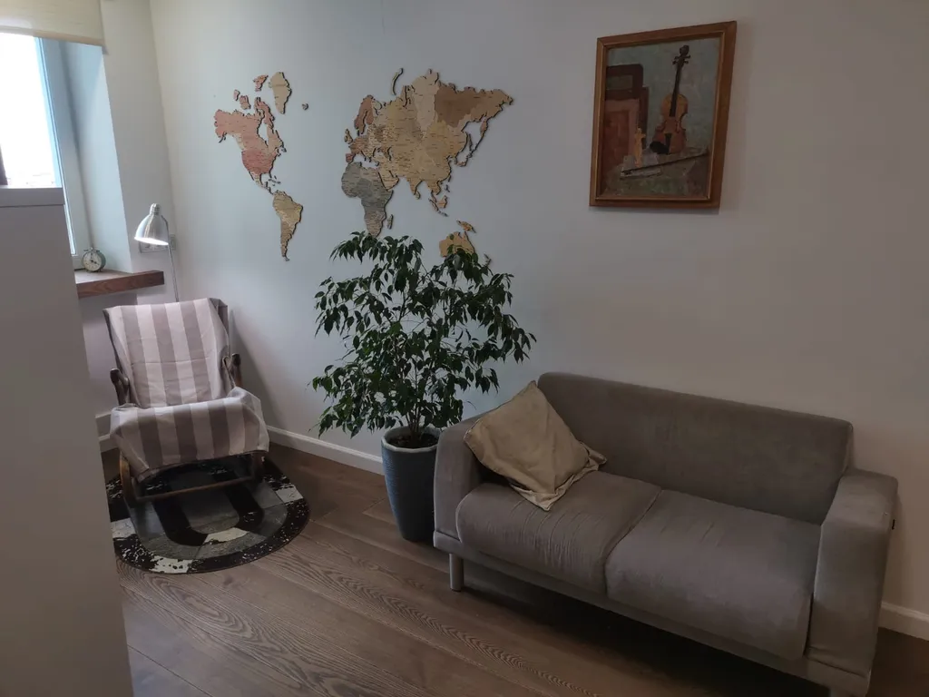 Видовая двухкомнатная квартира в центре города