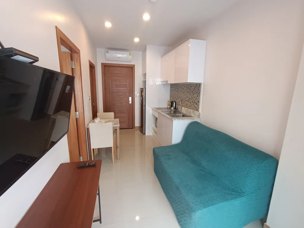 1-к квартира с бассейном у пляжа Карон A4