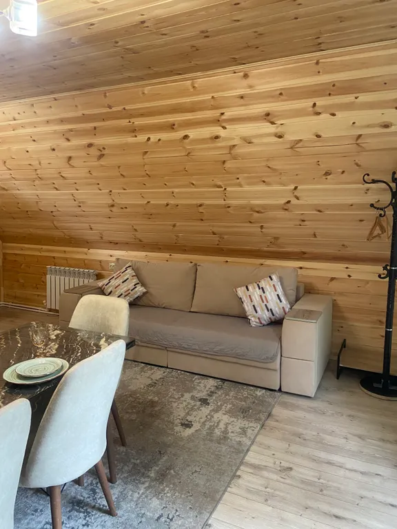 А-фрейм 1 с видом на горы и лес