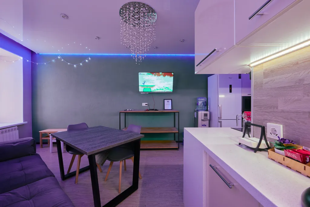 7-местные апартаменты с паркингом, напротив ТЦ