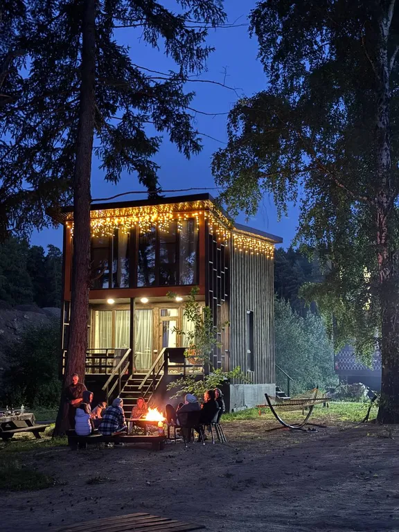 Студия на 2-4 человека на первом этаже шале Тургояк