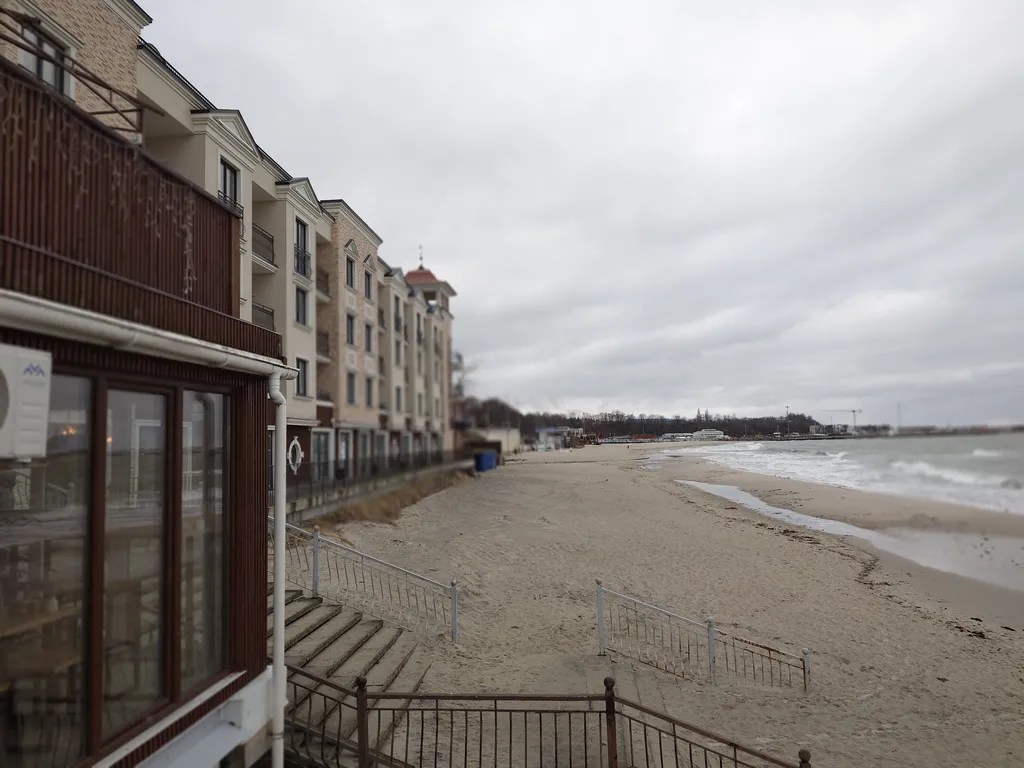 Апартамент на первой линии у моря