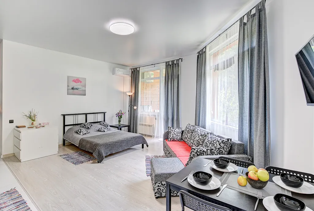 Дизайнерские апартаменты с видом на горы