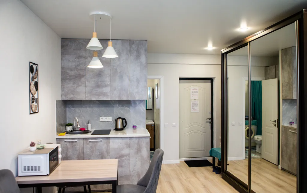 Светлые апартаменты со свежим ремонтом