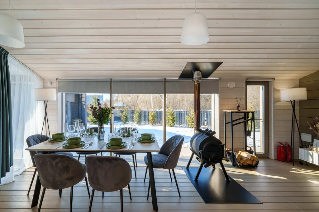 Коттедж Моя атмосфера, ДубльДом с дровяной печью, банным чаном и костровой — аренда посуточно в Истра