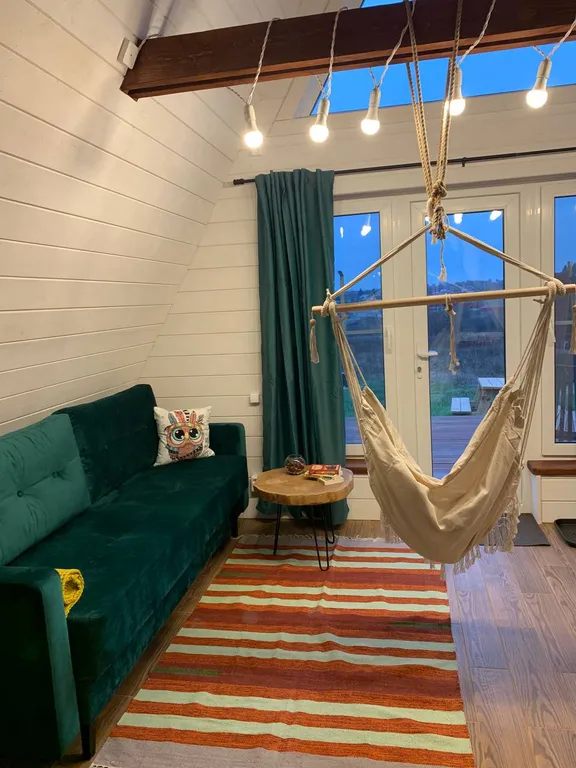 Papino village green уютный домик рядом с водопадом и рекой