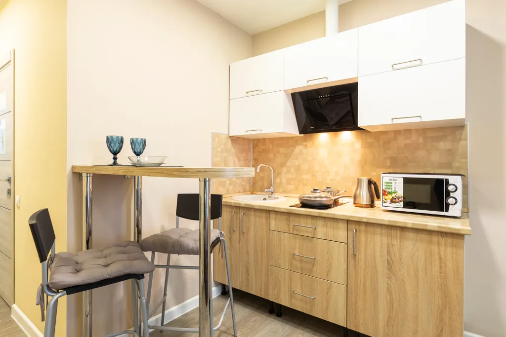 Квартира-студия с отличным видом в районе вокзала