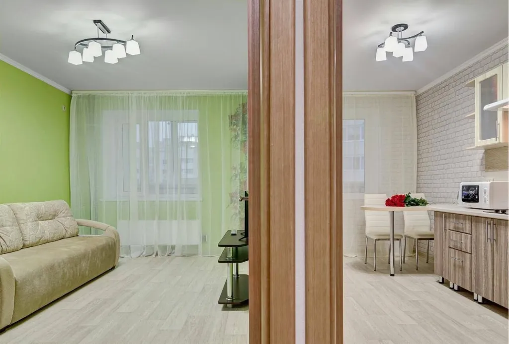 1-комнатная квартира в центре для 4 гостей