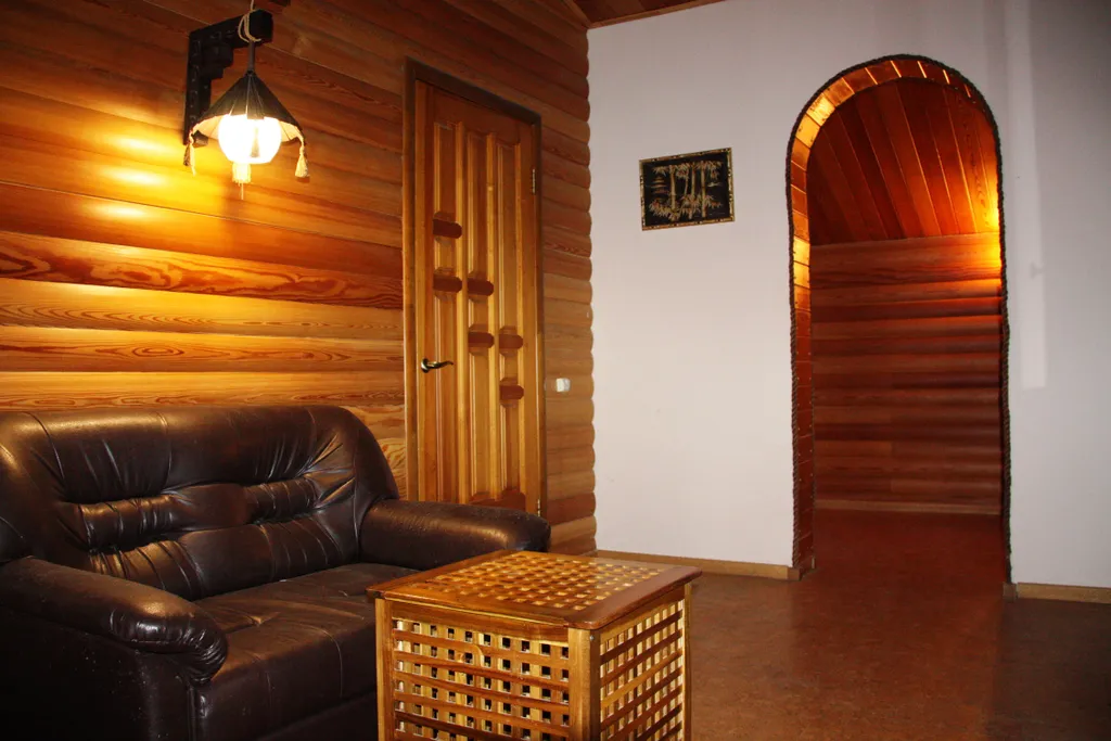 Уютный дом с печью возле реки