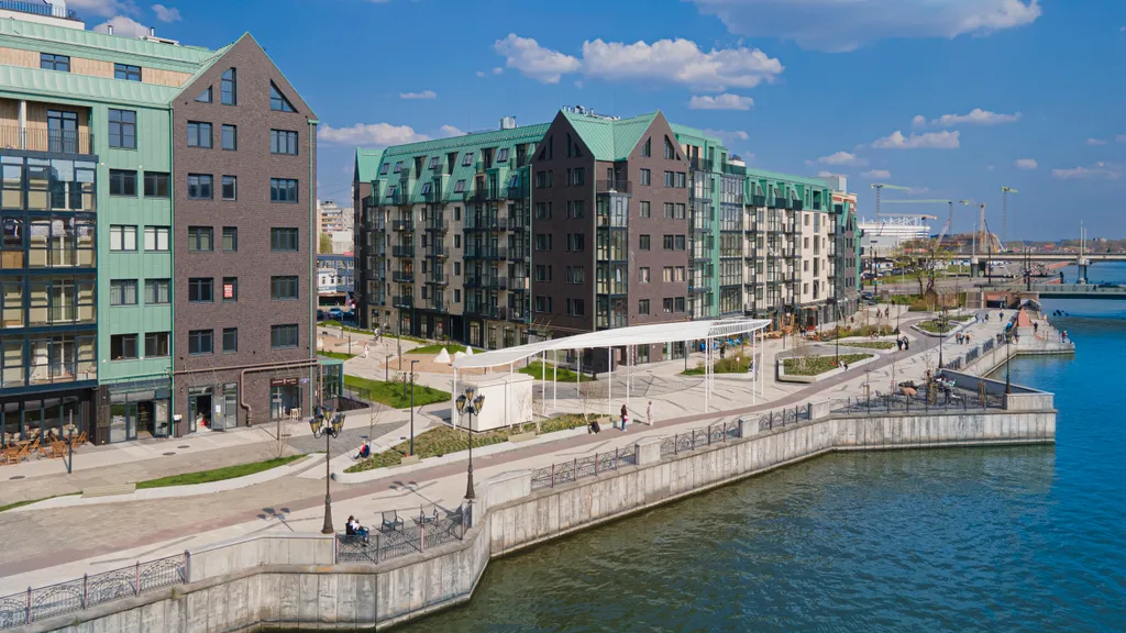 Апартаменты в сердце города с видом на реку