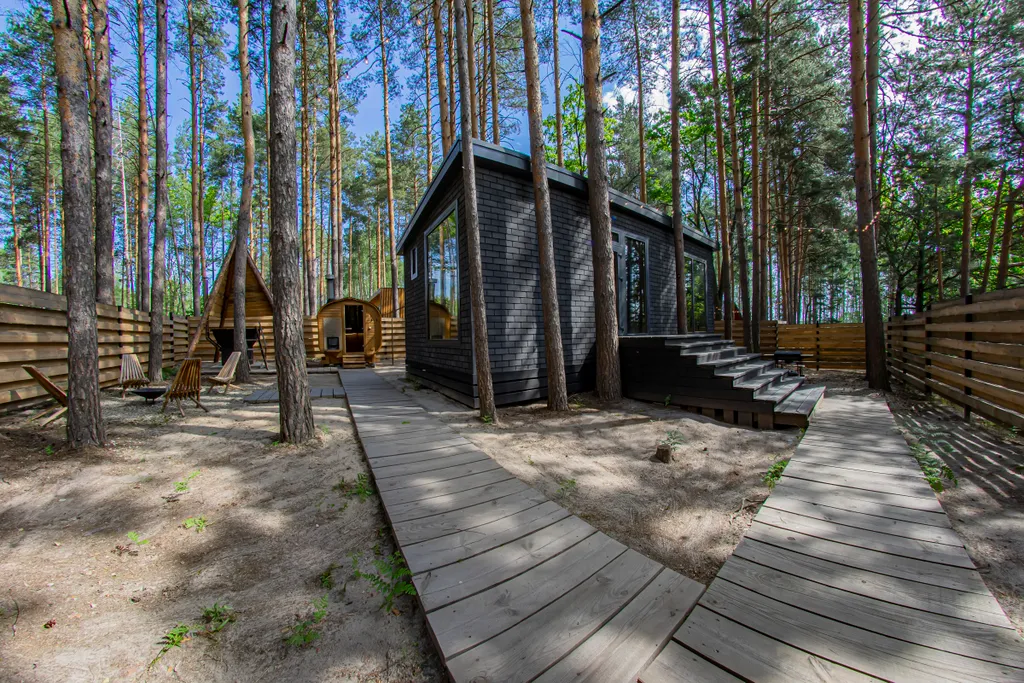 Коттедж 50m2 — чан, кухня, Wi-Fi