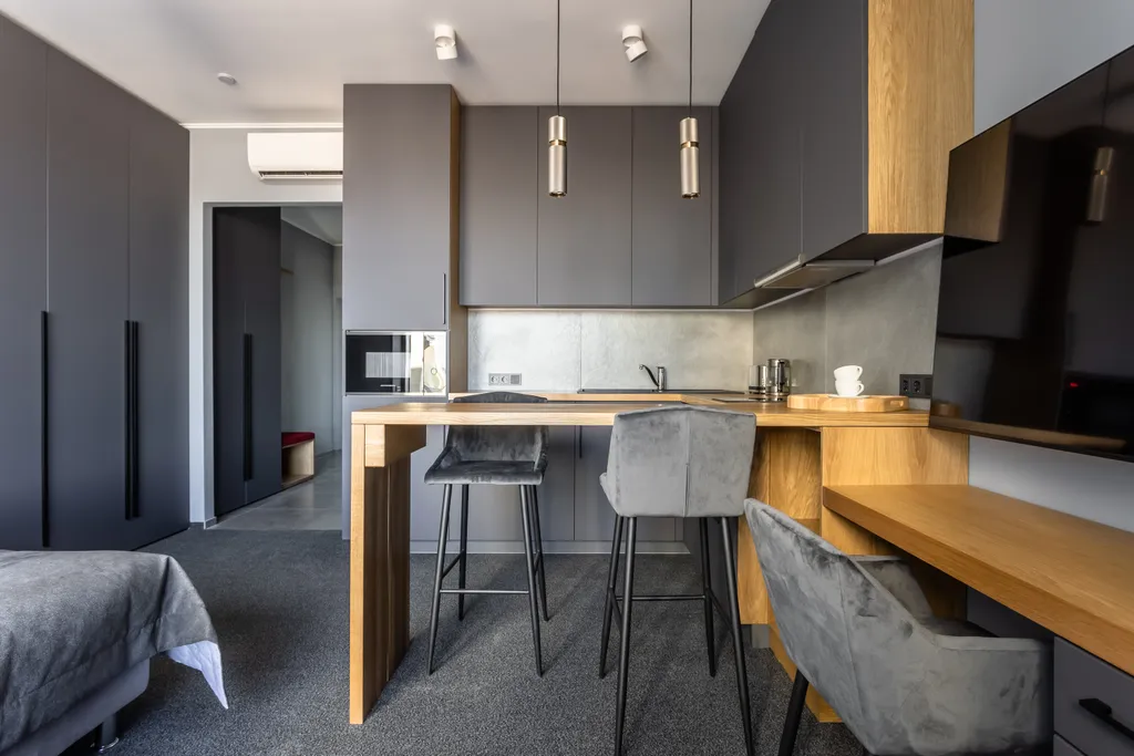 Квартира Квартира Просторная студия с панорамным видом на Москву с ванной — Москва