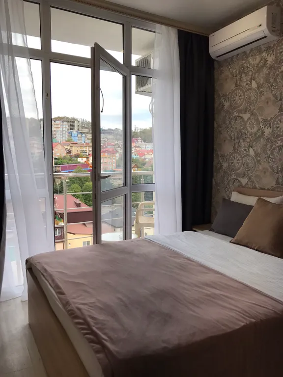 Квартира Квартира Студия с балконом и шикарным видом на горы — Адлер